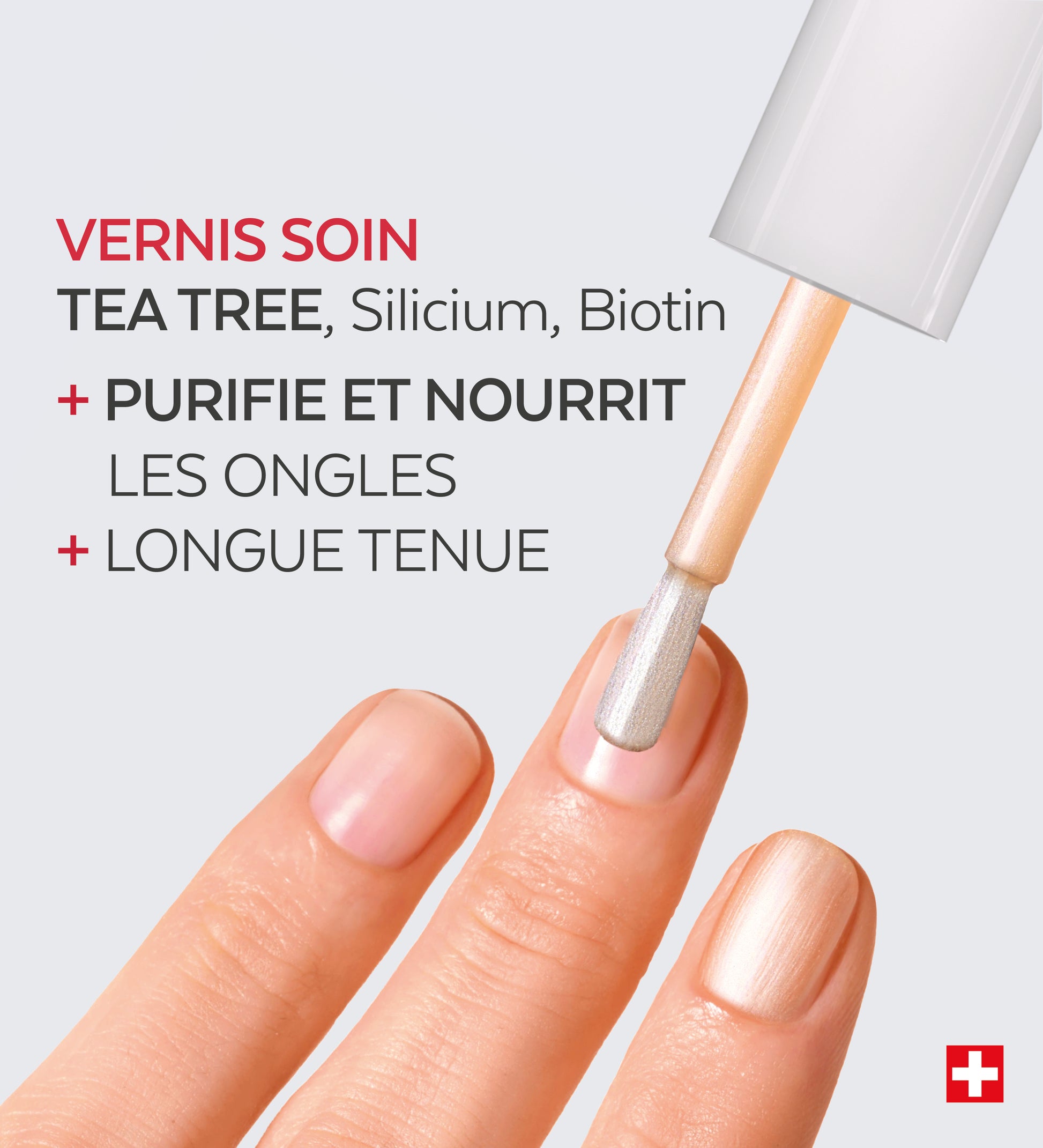 Vernis Color Care Tea Tree - Or Brillant