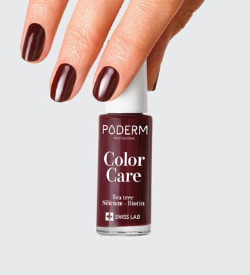 Vernis Color Care Tea Tree - Rouge Noir