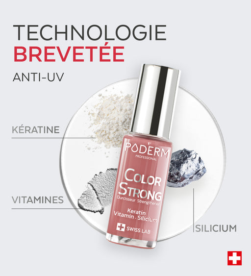 Vernis Color Strong Durcisseur - Bois de rose