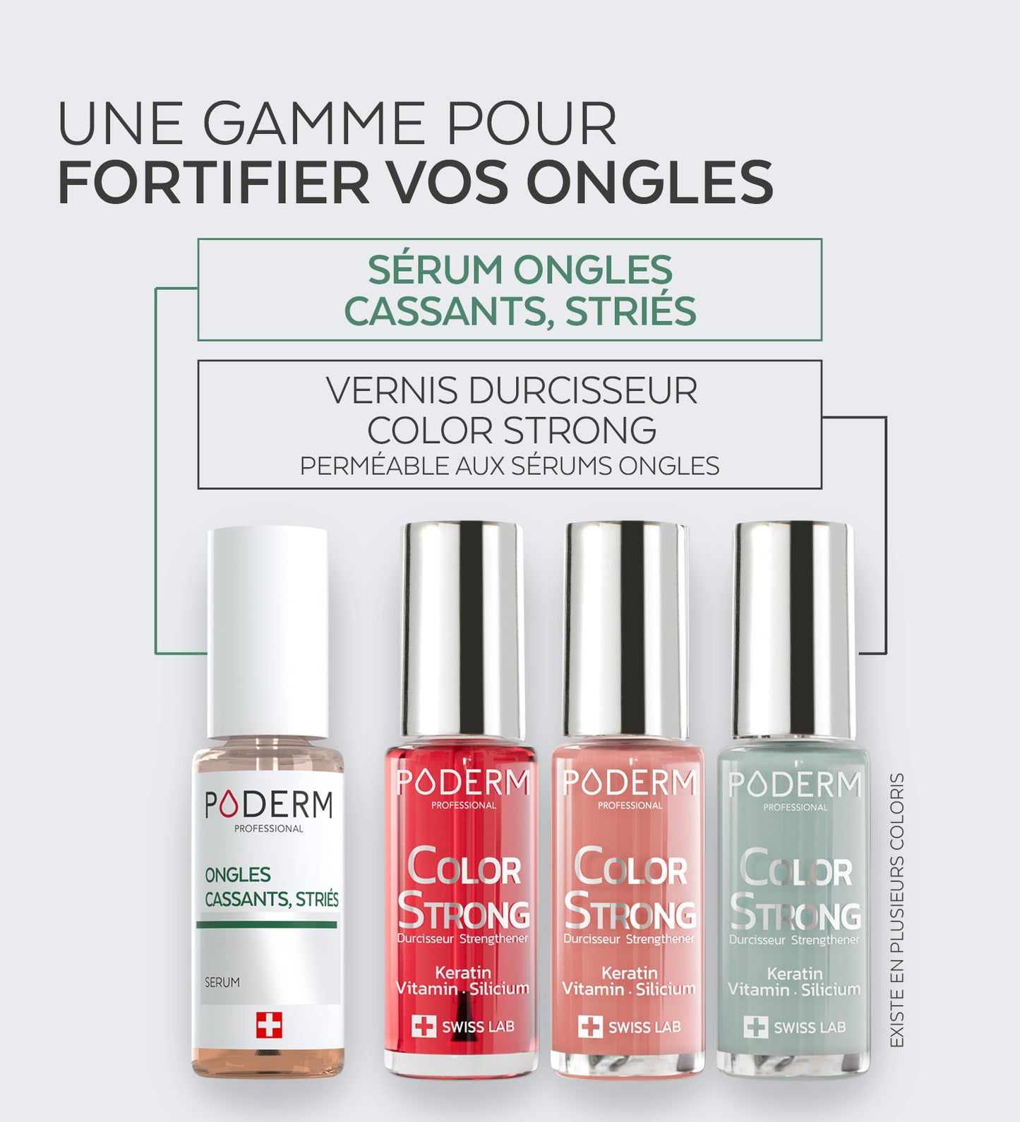 Vernis Color Strong Durcisseur - Corail light