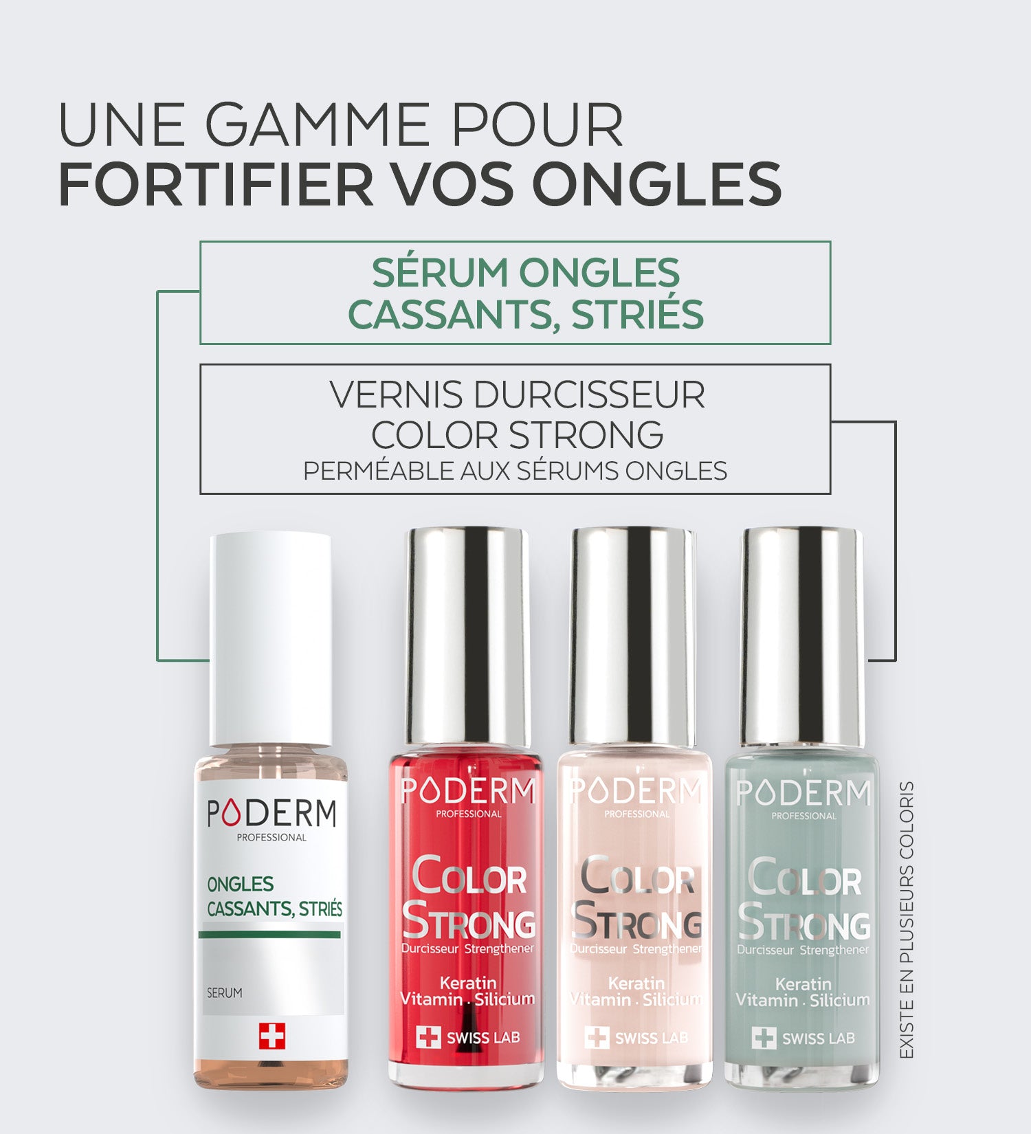 Vernis Color Strong Durcisseur - Rose poudré