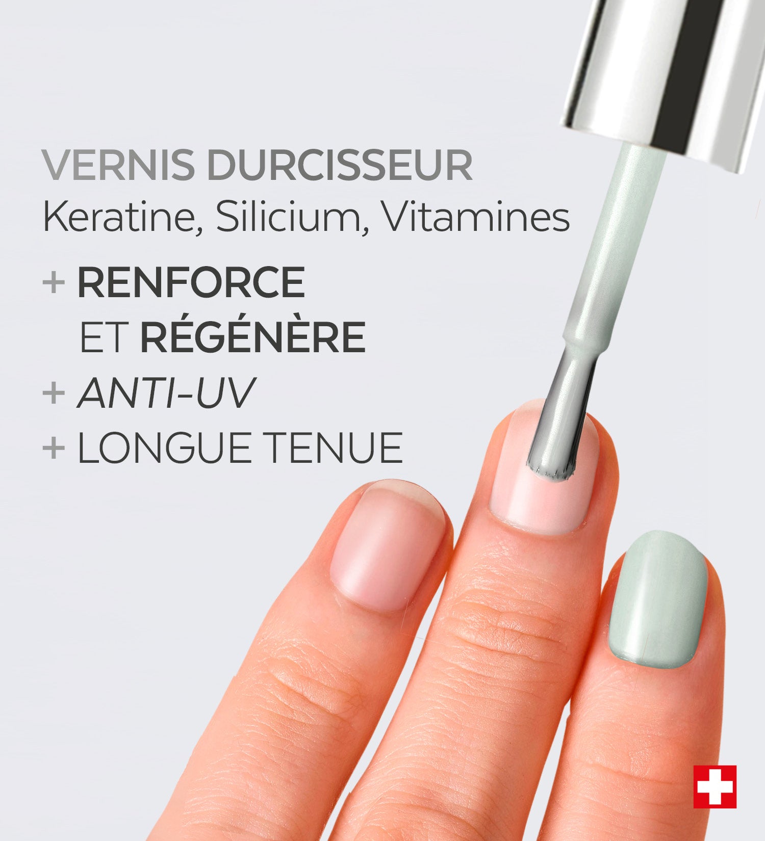 Vernis Color Strong Durcisseur - Soft sage
