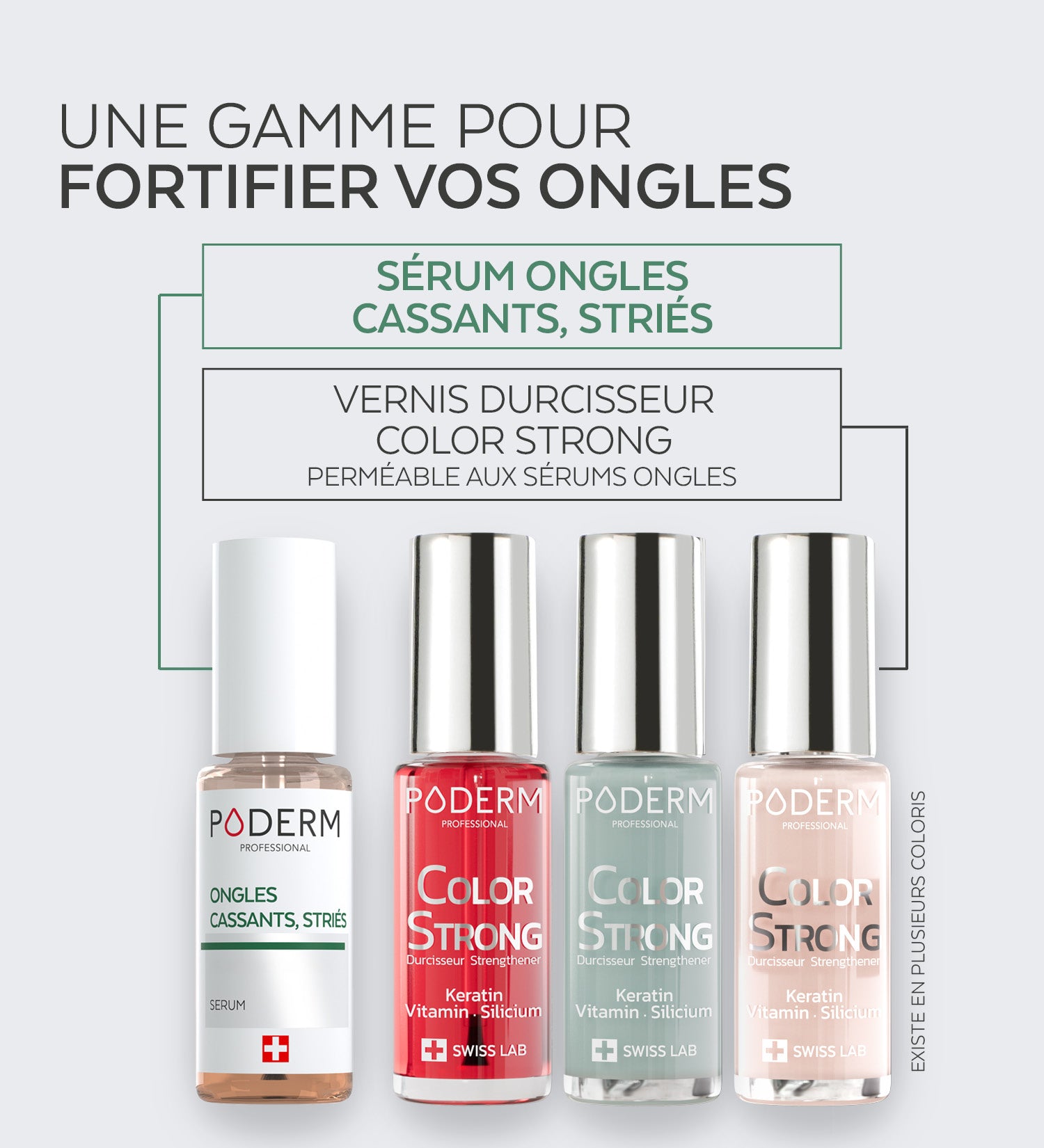 Vernis Color Strong Durcisseur - Soft sage