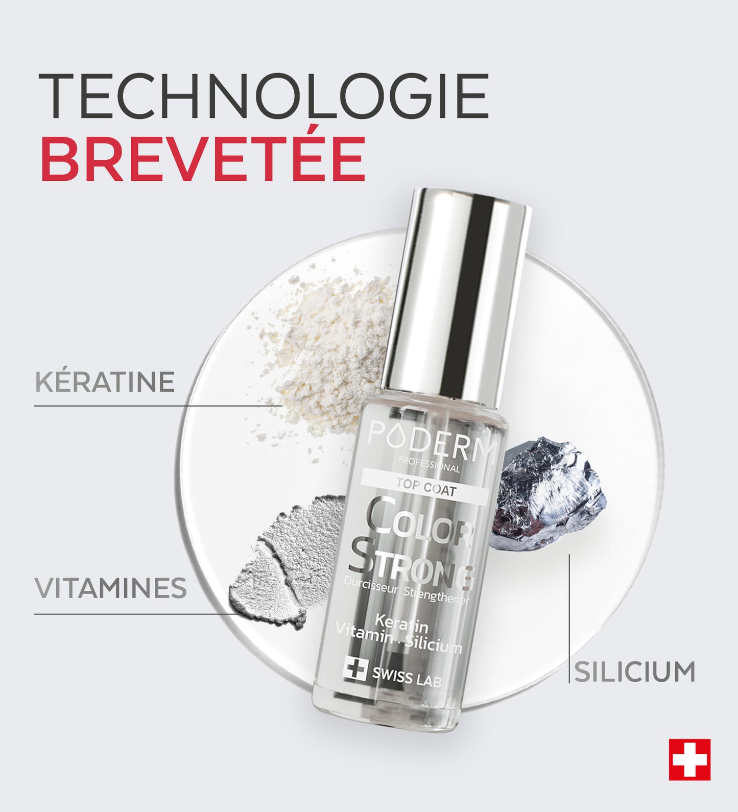 Top Coat Color Strong Durcisseur