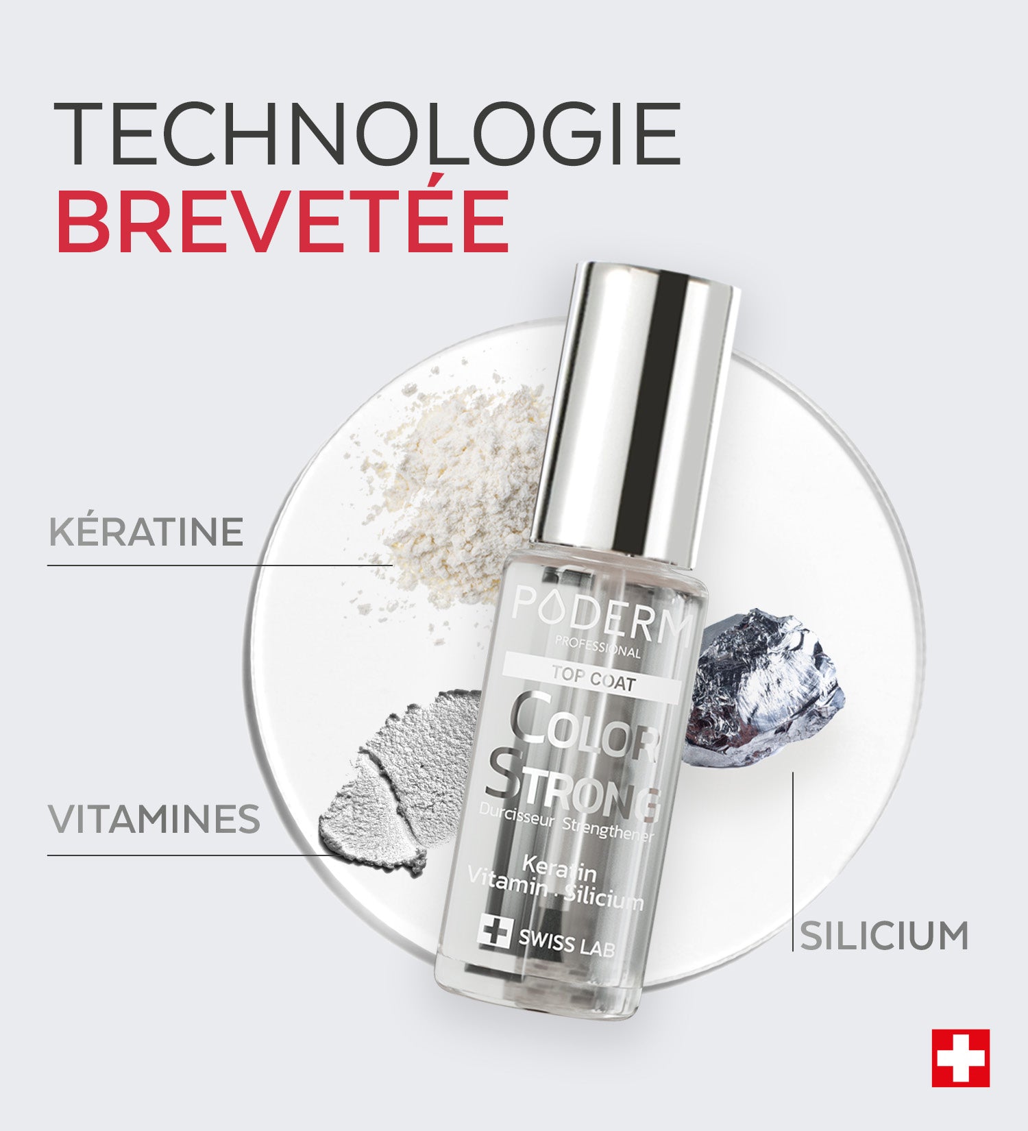 Top Coat Color Strong Durcisseur