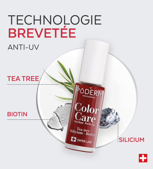 Vernis Color Care Tea Tree - Rouge allure